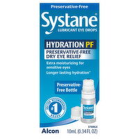 Systane Hydration PF Preservative-Free Lubricant Eye Drops, 0.34 Fluid ounce