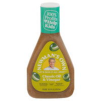 Newman's Own Dressing, Classic Oil & Vinegar, 16 Fluid ounce