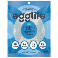 Egglife Egg White Wraps, Everything Bagel, 6 Each