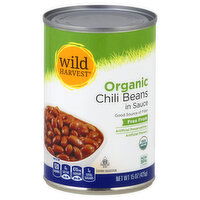 Wild Harvest Chili Beans, Organic, in Sauce, 15 Ounce