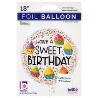 Betallic Foil Birthday 18 Inch Balloon, 1 Each
