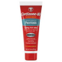 Cortizone-10 Anti-Itch Lotion, Psoriasis, Maximum Strength, 3.4 Ounce