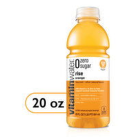 vitaminwater Rise Vitaminwater Zero Sugar Rise, Orange Drink, 20 fl oz, 20 Fluid ounce