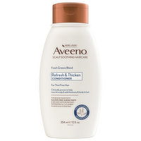 Aveeno Conditioner, Fresh Greens Blend, Refresh & Thicken, 12 Fluid ounce