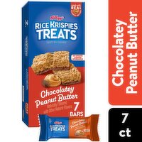 Rice Krispies Treats Crispy Rice Squares, Chocolatey Peanut Butter, 5.4 Ounce