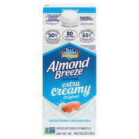 Blue Diamond Almond Breeze Dairy-Free Extra Creamy Original Almondmilk, 0.5 Gallon