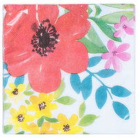 Party Creations Napkins, 2-Ply, Sping Poppies, 16 Each