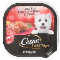 Cesar Angus Beef Flavor with Bacon & Cheese Canine Cuisine, 3.5 Ounce