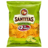 Santitas Tortilla Chips, Cilantro Lime, 10.5 Ounce