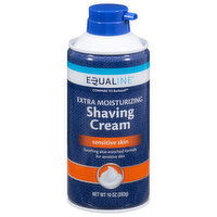 Equaline Shaving Cream, Sensitive Skin, Extra Moisturizing, 10 Ounce