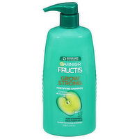 Fructis Grow Strong Shampoo, Fortifying, Ceramide + Apple Extract, 33.8 Fluid ounce