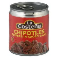 La Costena Chipotles, Peppers in Adobo Sauce, 7 Ounce