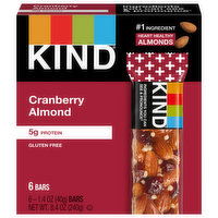 Kind Bars, Cranberry Almond, 6 Each