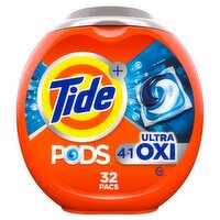 Tide Fabric care Laundry Detergent Pacs, 32 Each
