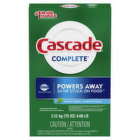 Cascade Cascade Complete Dish Detergent Powder, Fresh, 75oz, 75 Ounce