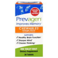 Prevagen Improves Memory, Orange Flavor, Chewables, 30 Each