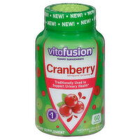 Vitafusion Cranberry, 500 mg, Gummies,  Natural Cran-Mixed Berry Flavor, 60 Each