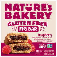 Nature's Bakery Gluten Free Raspberry Fig Bar, 6 Each