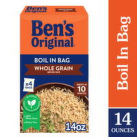 Ben's Original Brown Rice, Whole Grain, Boil in Bag, 4 Each