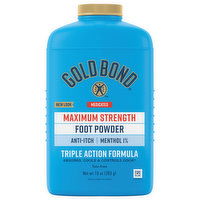 Gold Bond Foot Powder, Maximum Strength, Medicated, 10 Ounce