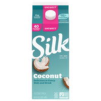 Silk Unsweet Coconutmilk, 64 Fluid ounce