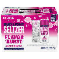 Bud Light Seltzer Seltzer, Black Cherry, 12 Each