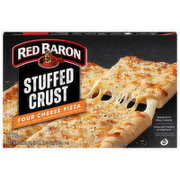 Red Baron Pizza, Stuffed Crust, Four Cheese, 22.83 Ounce