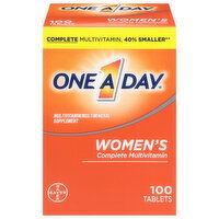 One A Day Womens Tablets Complete Multivitamin, 100 Each