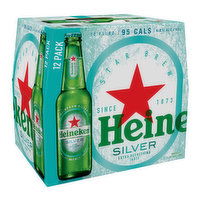 Heineken Brew Chilled Lag, Silver, 12 Pack Bottles, 144 Fluid ounce