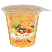 Del Monte Peach Chunks in Extra Light Syrup, 7 Ounce