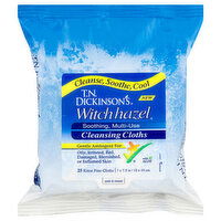 T.N. Dickinson's Cleansing Cloths, with Aloe, Soothing, Multi-Use, 25 Each