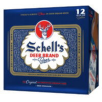 Schell's Deer Brand Beer, Bottles , 12 Each