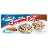 Hostess Cinnamon Rolls, Iced, 6 Each