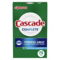 Cascade Cascade Complete Dish Detergent Powder, Fresh, 75 Oz, 75 Ounce