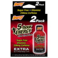 5-Hour Energy Extra Strength Berry Energy Shot, 2 Each