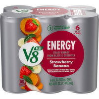 V8® +Energy® Strawberry Banana Juice Energy Drink, 48 Fluid ounce