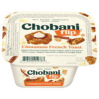 Chobani Flip Yogurt, Greek, Cinnamon French Toast, 4.5 Ounce