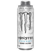 Monster Energy Energy Drink, Zero Sugar, Zero Ultra, 24 Fluid ounce