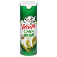 Sensible Portions Garden Veggie Sour Cream & Onion Flavored Chips, 5 Ounce