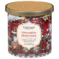Tuscany Candle Candle, Cinnamon Pinecones, 1 Each
