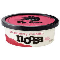 Noosa Yoghurt, Finest, Strawberry Rhubarb, 8 Ounce