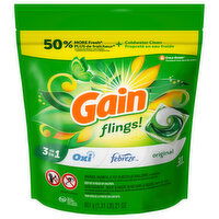 Gain Flings! 3 in 1 Capsules Original Detergent, 31 Each