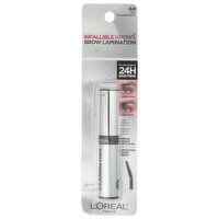 L'Oreal Infallible Brow Lamination, 0.0 Gel Transparent, 0.16 Fluid ounce
