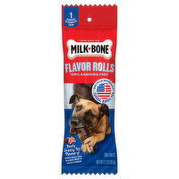 Milk-Bone Dog Treat, Beef Cheesy, Flavor Rolls, 2.2 Ounce