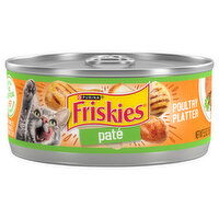 Friskies Cat Food, Poultry Platter, Pate, 5.5 Ounce