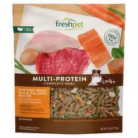 Freshpet Dog Food, Multi-Protein, Chicken, Beef, Egg & Salmon Recipe, 1.75 Pound