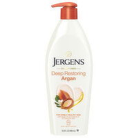 Jergens Moisturizer, Deep Restoring, Argan, Oil-Infused, 16.8 Fluid ounce