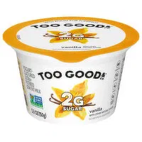 Too Good & Co. Yogurt, Vanilla, Ultra-Filtered, Low Fat, 5.3 Ounce