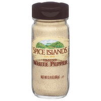 Spice Islands Ground White Pepper, 2.4 Ounce