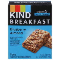 Kind Breakfast Bars, Blueberry Almond, 4 Each